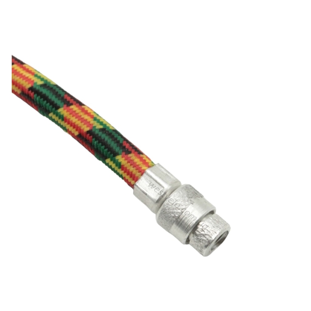 Шланг (вужик) вело насоса Ø5mm з перехідником L-27см довгий     /50/