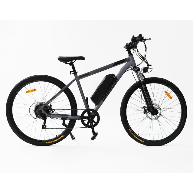 Електровелосипед 29 ST Corso «CHARGER» CR-29363 сталь 19, двигун 350W, акумулятор 36V10Ah літієвий (к-т SHIMANO) сірий фото westvelo.com