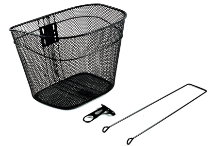 Кошик металевий сіточка чорний