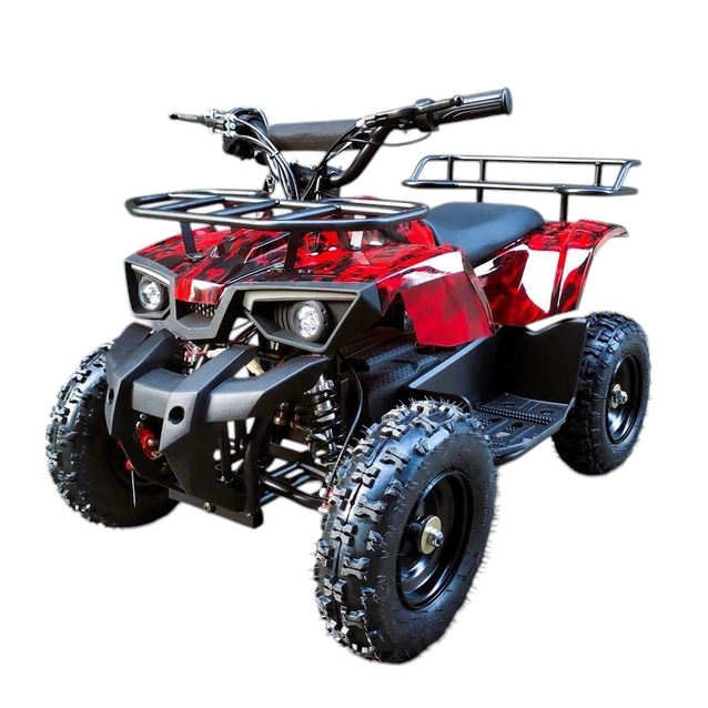 Електроквадроцикл Corso з захистом, RS-365088 двигун 1000W, акумулятор 48V12Ah свинцево-кислотний, червоний фото westvelo.com