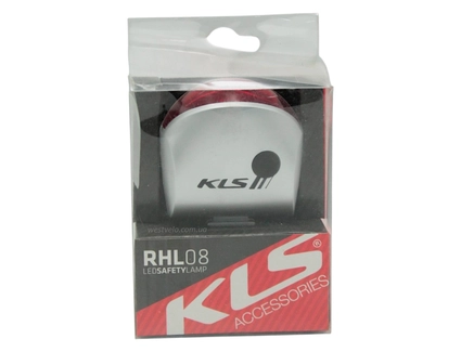 Мигалка на батарейках зад. KLS RHL-08R, 4 діода, 2 режима