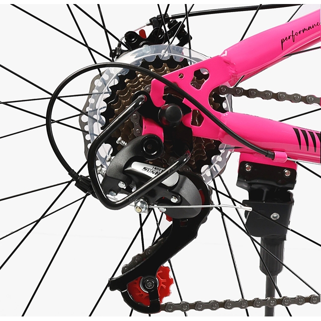 Велосипед 26 ST Corso «GENESIS»  T-26125 сталь 13", (к-т SunRun) рожевий фото westvelo.com