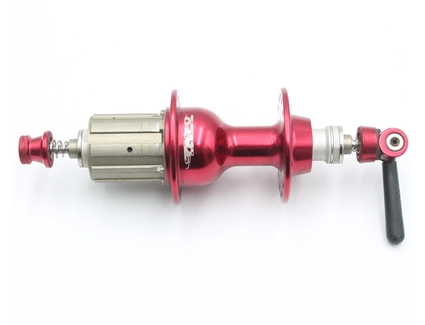 Втулка задня шоссе, (AL) TATU-BIKE, касета 8-9S, 4 пром підшипники, ексцентрик, червона (14Gx32H)