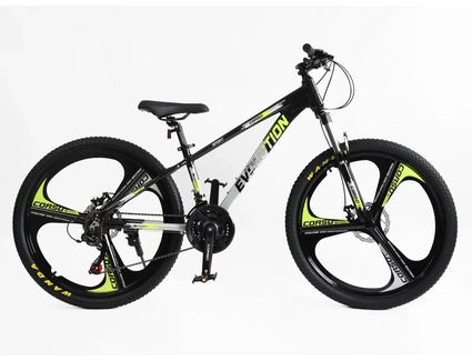 Велосипед 26 AL Corso «EVOLUTION» EV-26470 алюміній 13", (к-т SHIMANO) чорно-сіро-жовтий