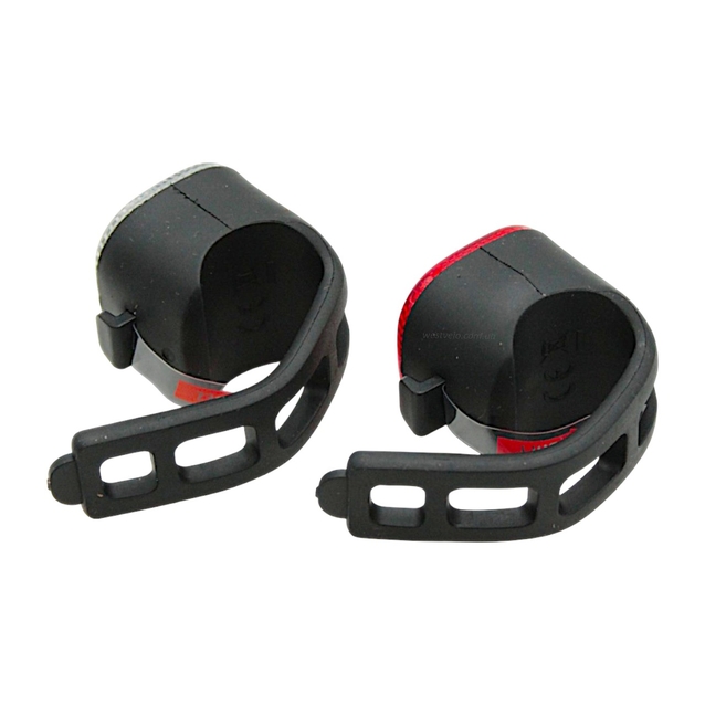 Мигалка силікон JING YI  (JY 3151) перед+зад на батарейці фото westvelo.com