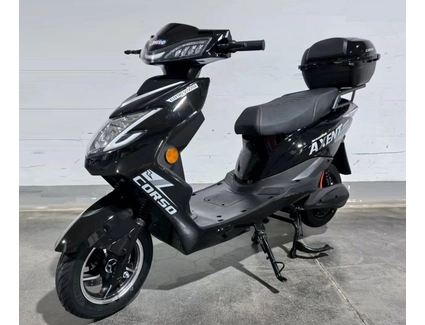 Електроскутер Corso «AXENT» AX-803922, двигун 1500W, акумулятор 72V 30Ah літій-залізо-фосфатний, чорний, колеса 10"