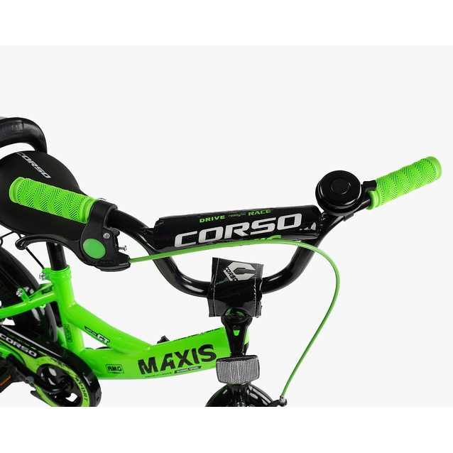 Дитячий велосипед 12 ST Corso «MAXIS» CL-12455 салатовий фото westvelo.com