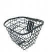 Кошик металевий з кришкою, "28" чорний фото westvelo.com
