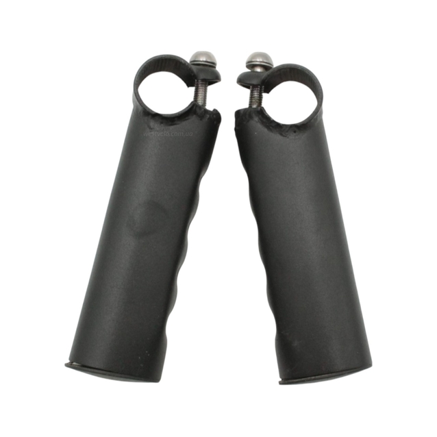 Роги руля короткі чорні сталеві L-120мм фото westvelo.com