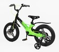 Дитячий велосипед 16 MG Corso «MONTI» MT-16500, магнієва рама, чорно-салатовий фото westvelo.com