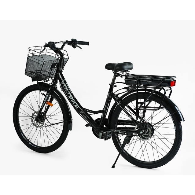 Електровелосипед 26 ST Corso «VOLT BIKE» ТВ-26033 сталь, дв 350W, акум 36V10Ah, чорний, без кошика фото westvelo.com