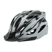 Вело шолом "TK Sport" 074 (56 см) з мигалкою, біло-чорний фото westvelo.com