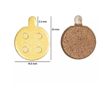 Колодки гальмівні дискові Xiaomi M365 PRO / PRO2 золото (RAMBOMIL)