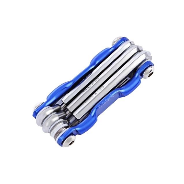 Мультитул-міні 6-гранників сталевий якісний (7 елементів) фото westvelo.com