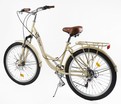 Міський велосипед 26 ST Corso «VIOLA» VL-26704 сталь 17", (к-т SHIMANO) бежевий фото westvelo.com