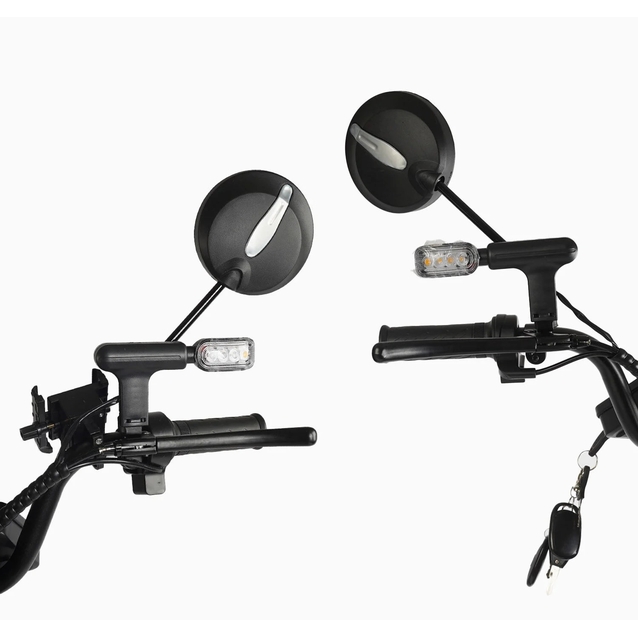 Електровелосипед 22 ST Corso «SHADOW» SH-8036-9 сталь, двигун 500W, акумулятор 48V20Ah літієвий, темно-зелений фото westvelo.com