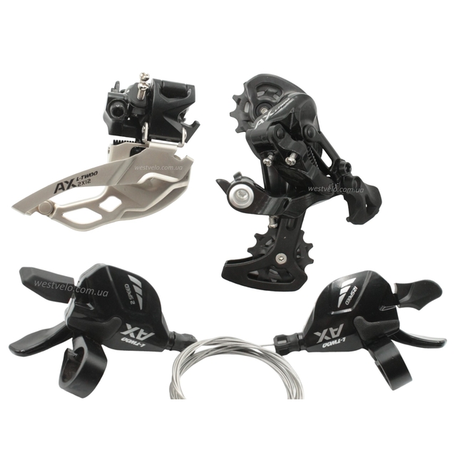 Групсет 2+12 шв. LTWOO АX (монетки+передній перемикач+задній перемикач) фото westvelo.com