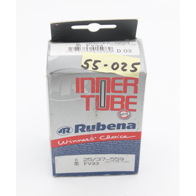 Камера 26 presta FV 33mm RUBENA (1.00-1.50) (25/37-559) фото westvelo.com