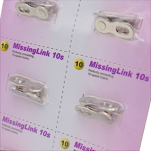 Замок ланцюга спорт 10s (блістер 6 шт) Missing Link фото westvelo.com