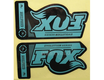 Наклейки на вилку. FOX EVOLUTION "прінт 14"