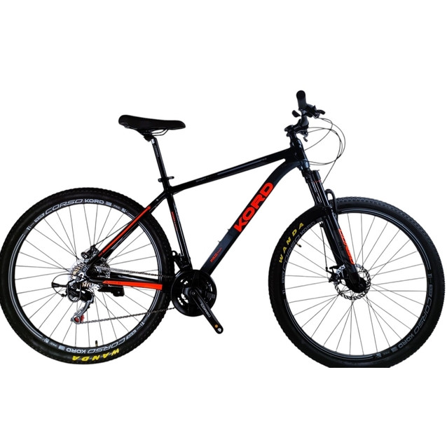 Велосипед 29 AL Corso «KORD» KR-70927 алюміній 19", (к-т SHIMANO) графітово-помаранчевий
