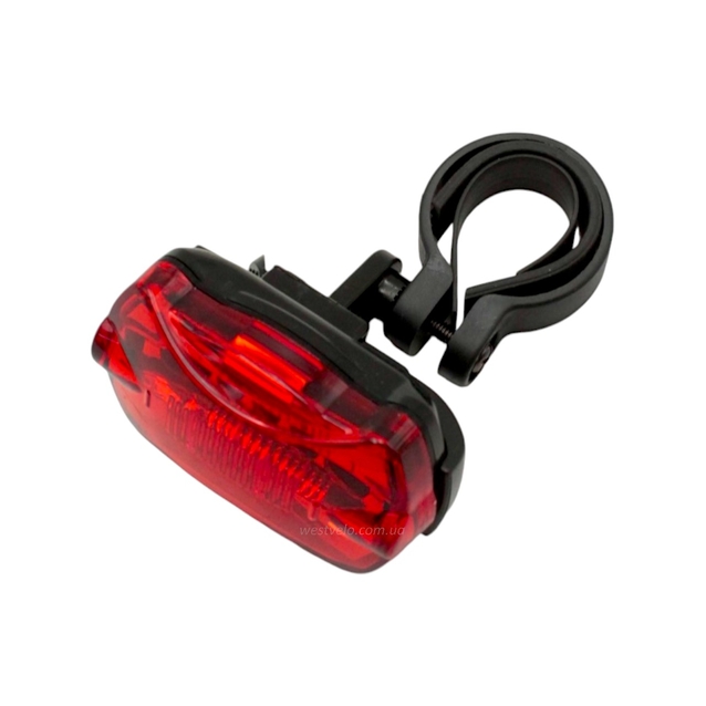 Мигалка на батарейках зад. JING YI, JY-004Т (5 LED) фото westvelo.com