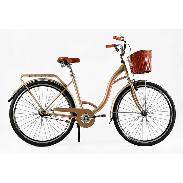 Міський велосипед 28 ST Corso «FORTUNA» FR-28010 сталь 20", золотий (+к/к/б)