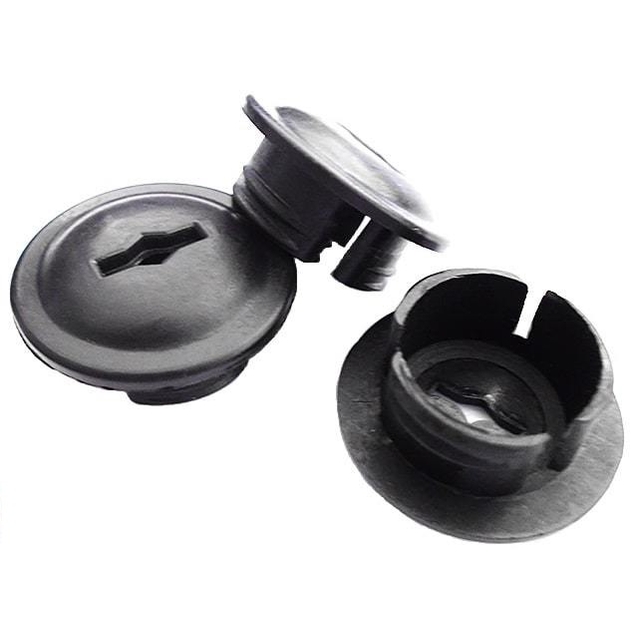 Ковпачок шатунів пластмасовий чорний, сірий фото westvelo.com