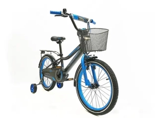Дитячий велосипед 18 Crosser «ROCKY» 012 чорно-синій (+кошик сітка великий) []