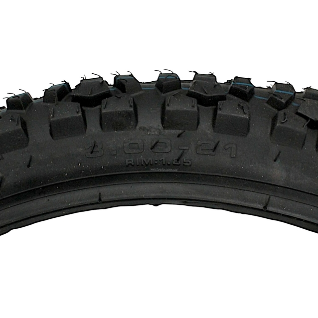 Покришка "21" 3.00-21 UNIQUE DJ-145 шип-кросс  TT фото westvelo.com
