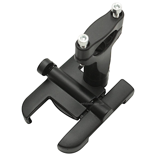 Тримач для телефону алюміній поворотний великий (мото-вело) фото westvelo.com