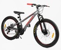 Велосипед 24 ST Corso «PATROL» PL-24500 сталь 11", (к-т SunRun) сірий фото westvelo.com