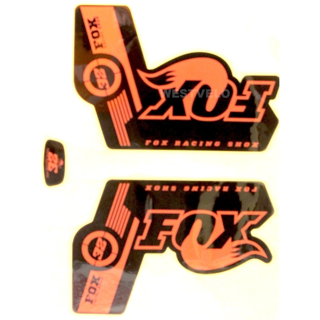 Наклейки на вилку. FOX "прінт 7" фото westvelo.com