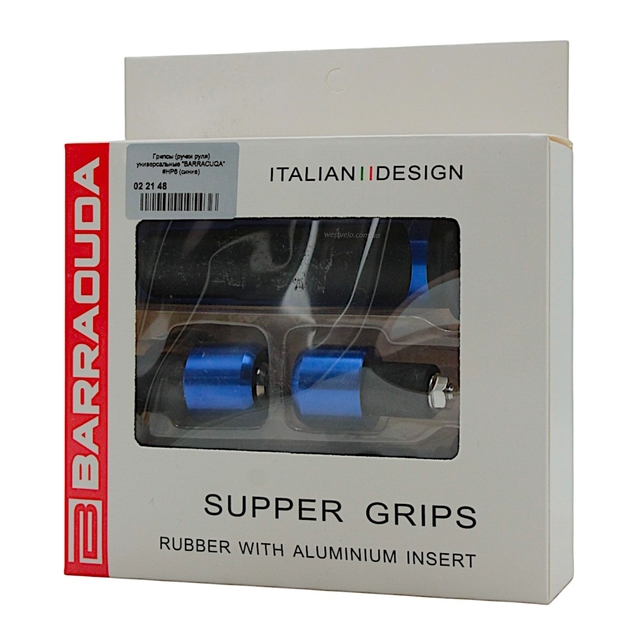 Мото гріпси BARRACUDA (HP6) універсальні сині фото westvelo.com