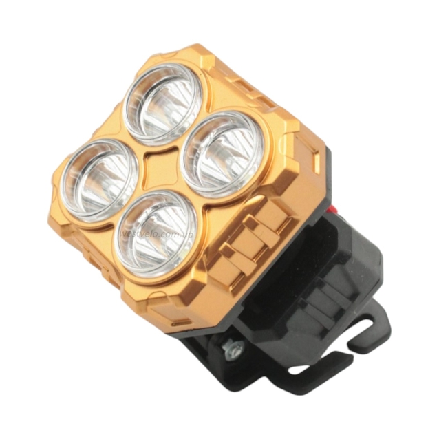 Ліхтар налобний на usb зарядку, HX208-4 фото westvelo.com