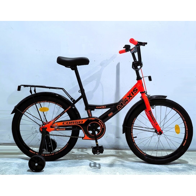 Дитячий велосипед 16 ST Corso «MAXIS» MX-17354 чорно-червоний фото westvelo.com