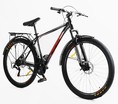Велосипед 29 ST Corso «FISHER» FS-41473 сталь 19", (к-т SHIMANO) чорно-червоний фото westvelo.com