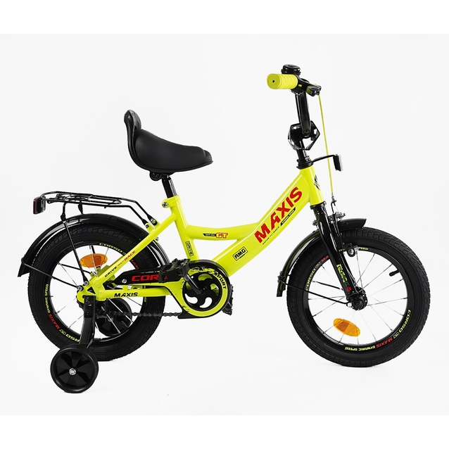 Дитячий велосипед 14 ST Corso «MAXIS» CL-14663 жовтийа фото westvelo.com