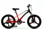 Велосипед 20 MG Corso «FOX 15» FX-71517 магній 11", (к-т SHIMANO) чорно-червоний фото westvelo.com