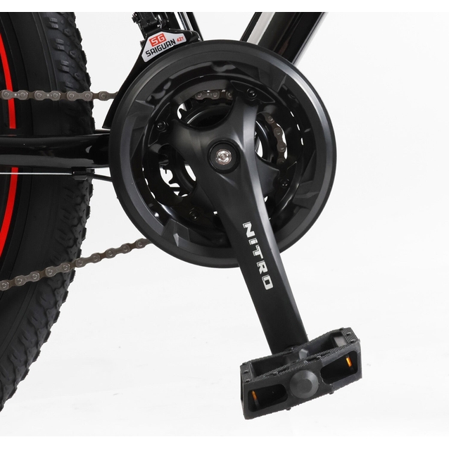 Велосипед 29 ST Corso «NEW-NITRO» NT-75188 сталь 19", (к-т SunRun) чорно-червоний фото westvelo.com