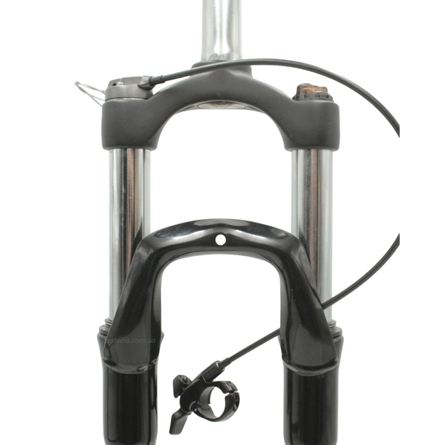 Вилка 29 аморт. безрізьб. Mode N780, RLO AL-ST. Ø28.6мм,+ винос.монет.lockout, під disk, L-255 mm.чорна глянцева фото westvelo.com