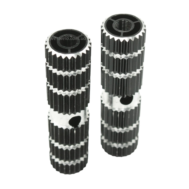 Пеги для BMX довгі L-100мм чорні фото westvelo.com