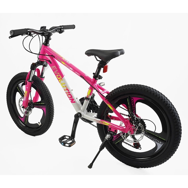 Велосипед 20 AL Corso «EVOLUTION» EV-20103 алюміній 11", (к-т SHIMANO) рожевий фото westvelo.com