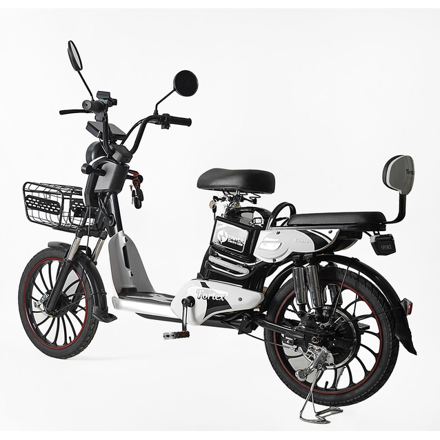 Електровелосипед 20 ST Corso «FORTEX» FR-9523-4 сталь, 500W, акум 48V20AH, білий фото westvelo.com