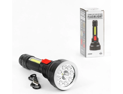 Ліхтар світлодіодний акумуляторний FL-078, 4 режими, USB, індикатор заряду