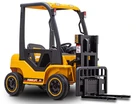 Електронавантажувач «JOY» KR-38790 двигун 2*45W, акумулятор 12V 9Ah, жовтий, пасок безпеки,USB-роз’єм під флешку, пульт керування,підсвіч.,музика фото westvelo.com