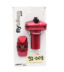 Труба сідла BMX Ø25.4 мм алюміній, L-50 мм, Flybikes Micropost (кр-ння Pivotal) (Тайвань) червона