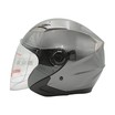 Мото шолом, відкритий (M 57-58) BLD-708 сірий глянець з відкидними окулярами фото westvelo.com