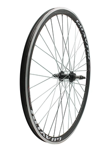 Колесо 28-29 зад, обід 2-ний чорний, втулка AL на промах чорна (Gravity)