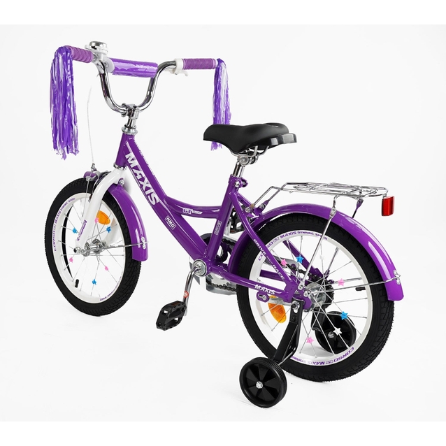 Дитячий велосипед 16 ST Corso «MAXIS» CL-16044 фіолетовий фото westvelo.com